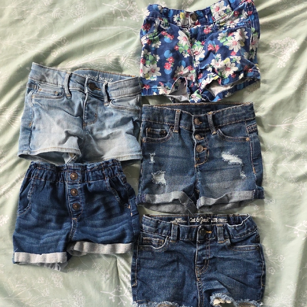 Wonder Nation Denim and Floral Shorts Collection